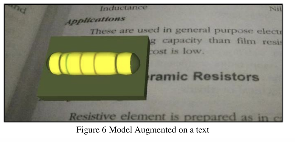 3D Model Augmented on Identified Text